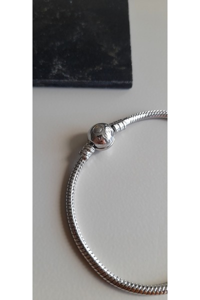 Opia JEWELRY Pndora Logo Steel Silver Bracelet
