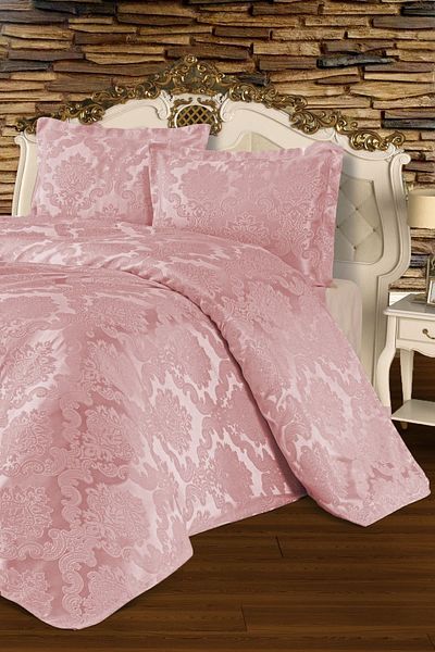 Çt Çeyizci Tekstil Double Bedspread and Pike Set Poppy, Bedspread, Beddind Set