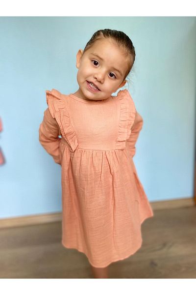 Woynkids Linen Girl's Dress