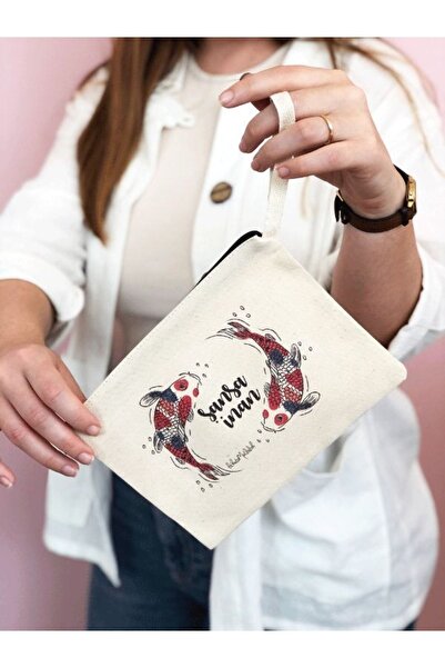 Bikutumutluluk Luca Inan Makeup Bag Clutch