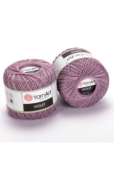 Yarnart Mercerized Lace Rope Light Lilac Βιολί - 4931