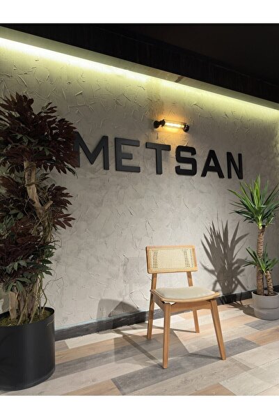 METSAN AKSESUAR Alegra Hazeranlı Ahşap Sandalye