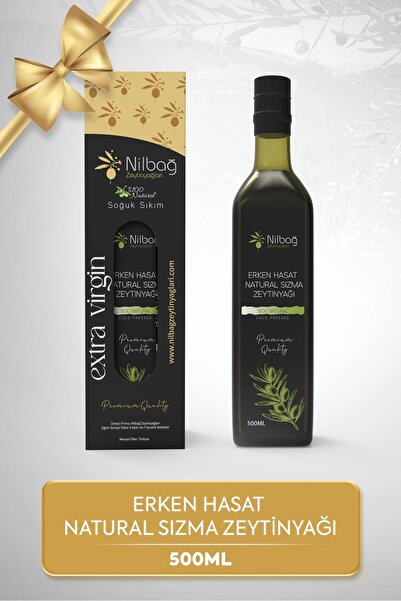 NİLBAĞ ZEYTİNYAĞLARI Ayvalık Erken Hasat Naturel Sızma Zeytinyağı Marasca 500...