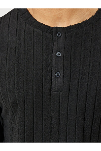 Styli Ribbed T-Shirt & Open Hem Pyjama Set