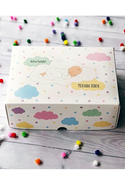 Bikutumutluluk Merhaba Dünya Hediye Kutusu (Boş Kutu)