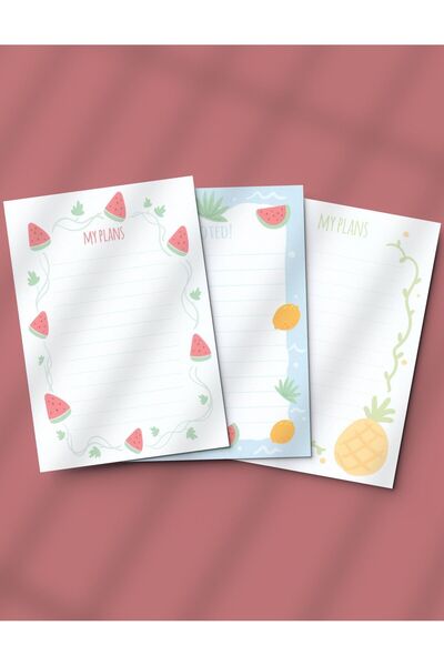 Grdall 3 قطع من لوحة مذكرة صغيرة مقاس A6 - لوحة ملاحظات، لوحة مذكرة، قائمة ال...