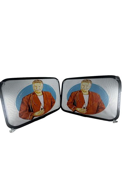TKY 'Nuri Alço' Printed Side Glass Curtain Accessory - FITABLE FOR ALL AUTOS