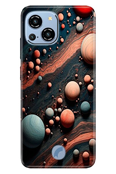 Reeder S23 Pro Max Kılıf Resimli Desenli Silikon Gezegen