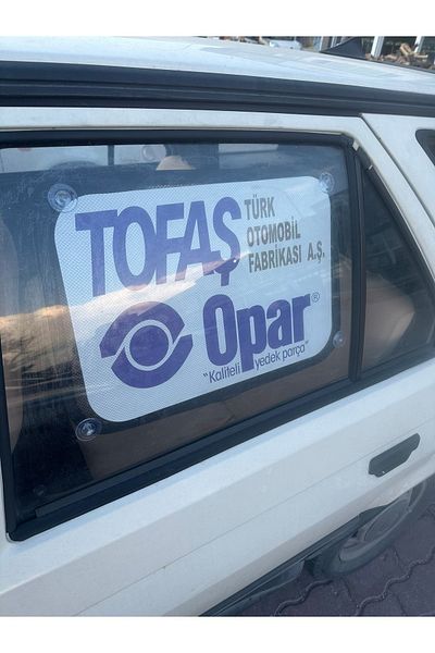 TKY Printed Side Glass Curtain Accessory ’tofaş Opar’ (SUITABLE FOR SIZES OF ALL BUSINES SIDE GLASSES.)