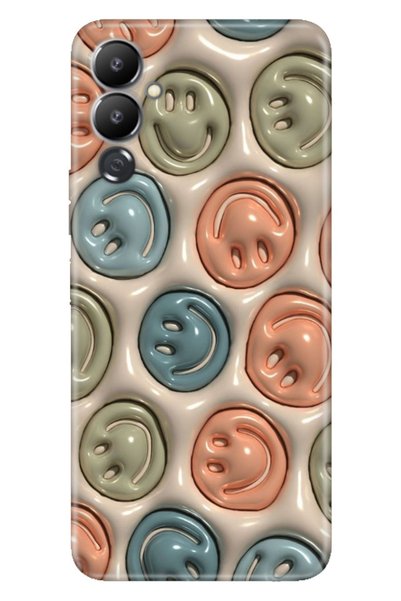 TECNO Pova 4 Uyumlu Kılıf Resimli Desenli Silikon Smiling