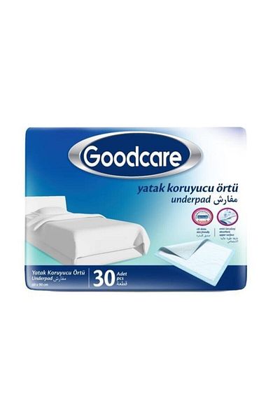Goodcare Bed Diapers 60x90 Cm - 30 Pieces