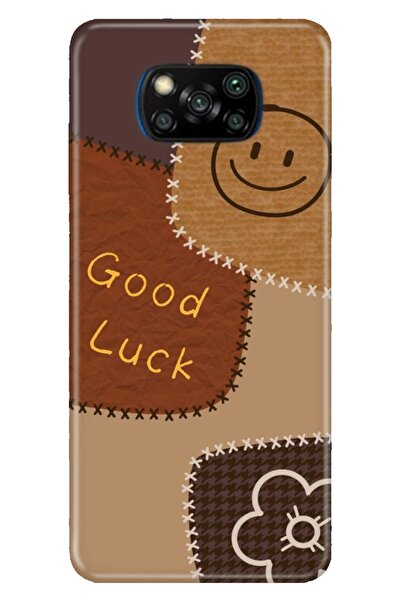 POCO Xiaomi Poco X3 NFC  - X3 Pro Uyumlu Kılıf Resimli Desenli Silikon Good Luck