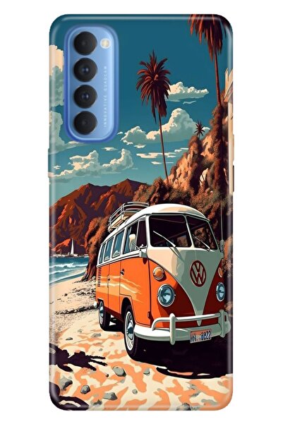 OPPO Reno 4 Pro Uyumlu Kılıf Resimli Desenli Silikon Tatil Zamanı