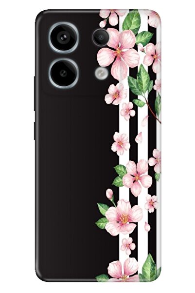 POCO X6 - Xiaomi Redmi Note 13 Pro 5G Kılıf Resimli Desenli Silikon Şato Bahçesi