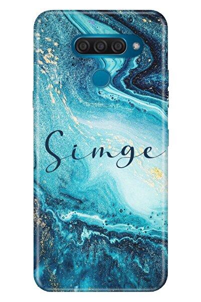 LG Q60 Uyumlu Kılıf İsim Yazılı Kişiye Özel Silikon Model-29