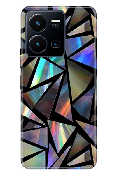 vivo Y22s - Y35 Uyumlu Kılıf Resimli Desenli Silikon Prizma