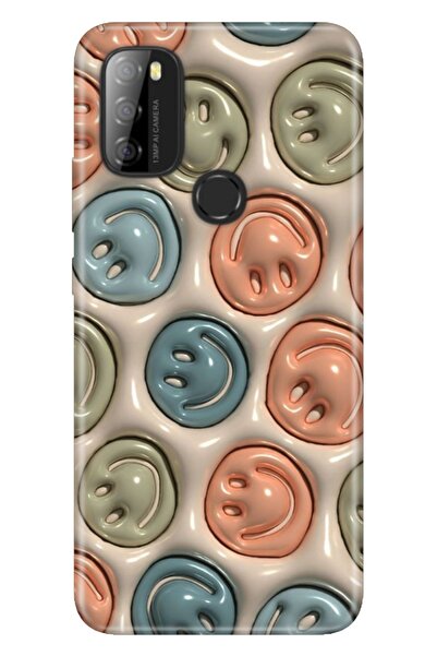 Reeder P13 Blue Max 2021 (128gb) Uyumlu Kılıf Resimli Desenli Silikon Smiling