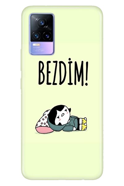 vivo V21 Uyumlu Kılıf Resimli Desenli Silikon Bezdim