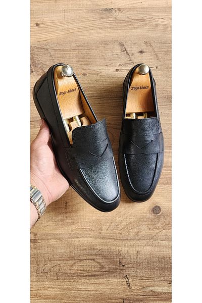 Zegeshoes Мъжки мокасини от естествена кожа - ежедневни летни обувки, цвят на миризмата, против изпотяване, гарантирано