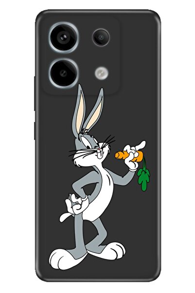 POCO X6 - Xiaomi Redmi Note 13 Pro 5G Kılıf Resimli Desenli Silikon BugsBunny