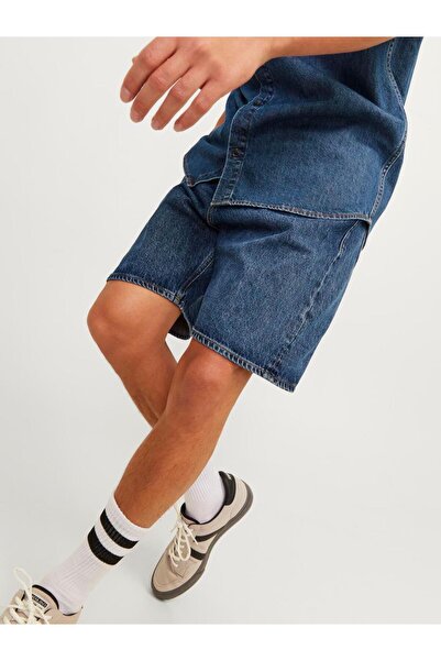 Jack & Jones Jack Jones Jjıchrıs Jjcooper Shorts Am 425 Erkek Mavi Şort 12252981-07