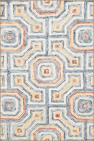 Rugs Modern Halı سجادة قاعدة منسوجة إبداعية قابلة للغسل miravip8907