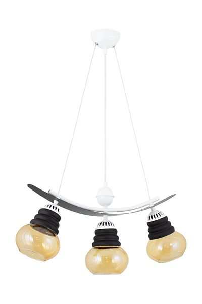 Lambadar Single Modern Style Boat Model Metal Glass Pendant Lamp Chandelier