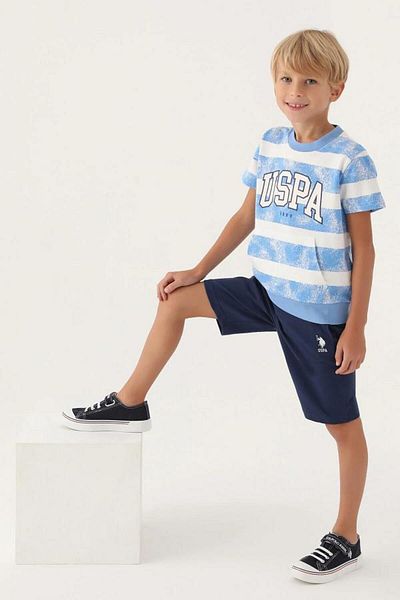 U.S. Polo Assn. Kids Σετ παντελόνι Bermuda για αγόρι
