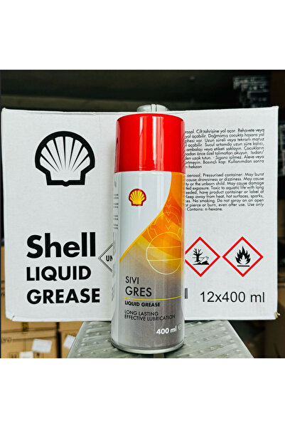 SHELL Sıvı Gress Zincir Yağlama (12 Adet) 1 Koli  1.Kalite LIQUID GREASE   2024 Üretim
