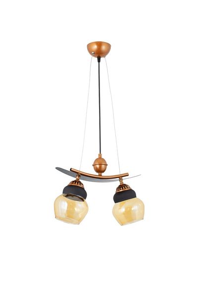 Lambadar Triple Modern Style Boat Model Metal Glass Pendant Lamp Chandelier