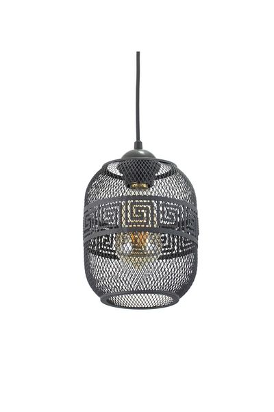Lambadar Pana Model Cylinder Bulb Black Wrought Iron Modern Pendant Lamp Chandelier