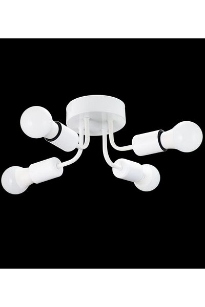 Lambadar Retro Scorpion Modern 4-Place Floor Ceiling Mounted Chandelier