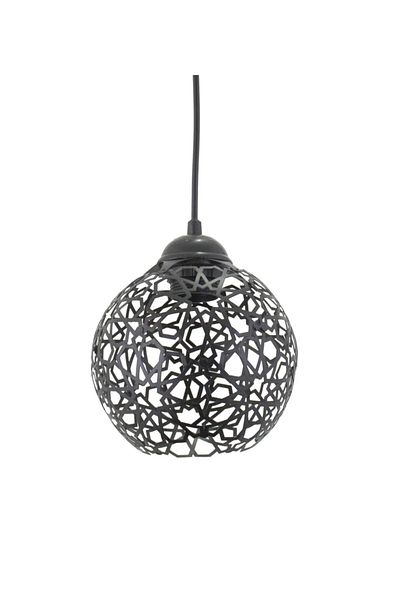 Lambadar Seljuk Ball Motif Star Wrought Iron Model Retro Rustic Pendant Lamp Chandelier