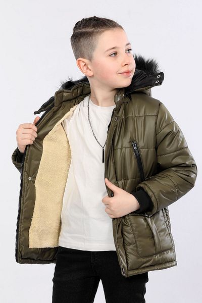 Veform Water and Windproof Children's Coat - Detachable Hood, Fur AVM152VF