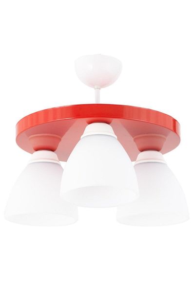 Lambadar Double Round Red Sports Model Modern Chandelier