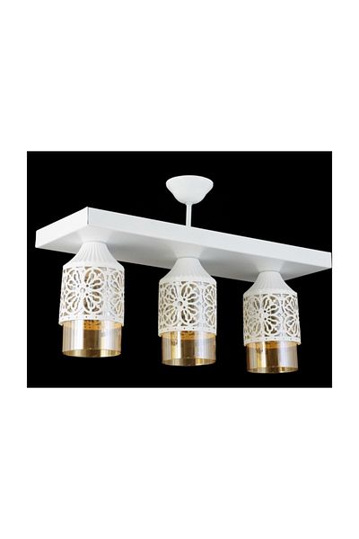 Lambadar Triple Sports Model Modern Retro Rustic Chandelier