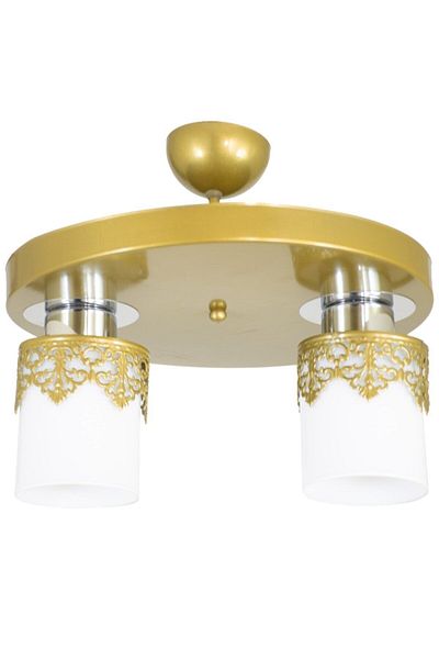 Lambadar Double Modern Sports Model Round Tray Antique Crown Chandelier