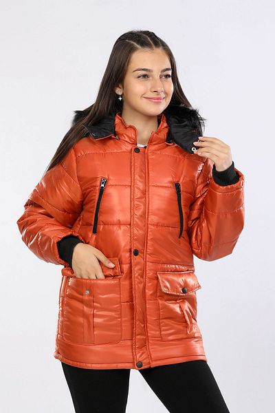 Veform Water and Windproof Furry Children's Coat - Detachable Hood, AVM152VF