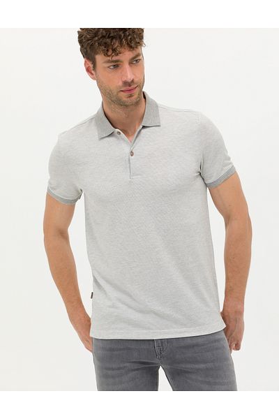 Pierre Cardin Ανδρικό μπλουζάκι πόλο FRANKE Jacquard - Slim Fit Jaka