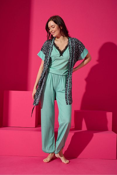 ELİZ HOMEWEAR Set de halat și pijama țesute