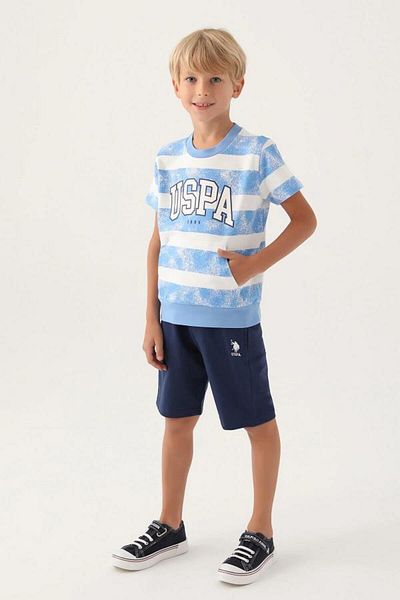 U.S. Polo Assn. Kids Σετ παντελόνι Bermuda για αγόρι