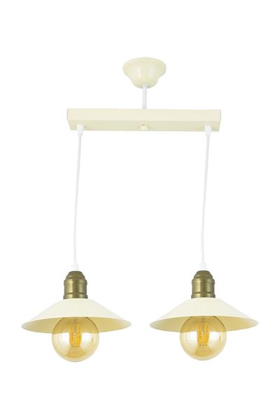 Lambadar Single Cream Retro Rustic Model Modern Metal Pendant Lamp Chandelier