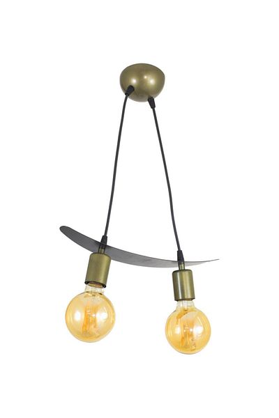 Lambadar Single Tulip Motif Boat Model Style Pendant Lamp Chandelier