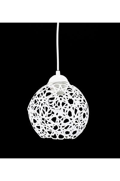 Lambadar Seljuk Ball Motif Star Wrought Iron Model Retro Rustic Pendant Lamp Chandelier