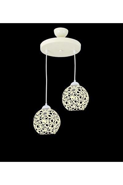 Lambadar Seljuk Ball Motif Star Wrought Iron Model Retro Rustic Pendant Lamp Chandelier