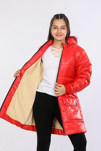Veform Water and Windproof Children's Coat - Detachable Hood, Fur Inside AVM151VF