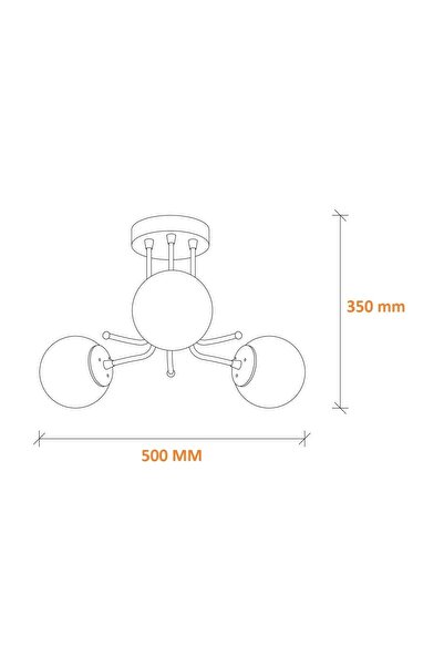 Lambadar Lüks Tasarım Modern Spor Trend Model Glop Camlı Eskitme Avize