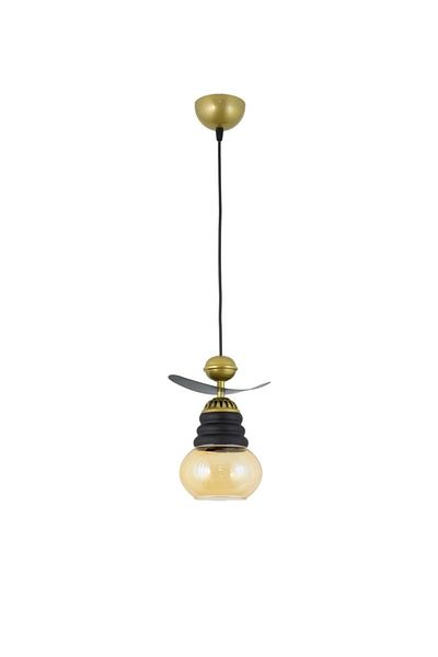 Lambadar Triple Modern Style Boat Model Metal Glass Pendant Lamp Chandelier