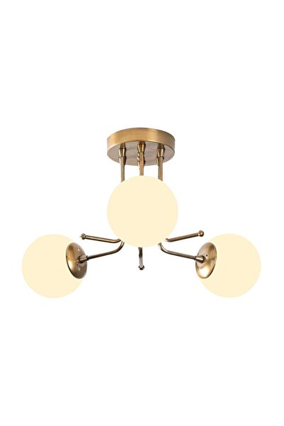 Lambadar Lüks Tasarım Modern Spor Trend Model Glop Camlı Eskitme Avize