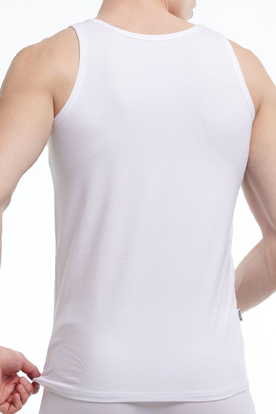 BSM Ανδρικό λευκό εσώρουχο Modal-Cotton - Υψηλής ποιότητας, ελαστικό και άνετο